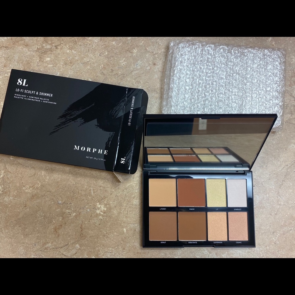 Morphe lo-fi sculpt and shimmer palette